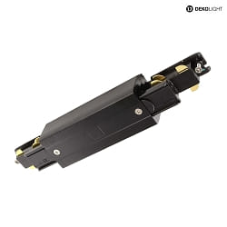 3-phase straight connector D LINE/DALI DALI controllable, with feed-in option, black